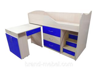 Ліжко горище + стіл (кімната 5) - фото
