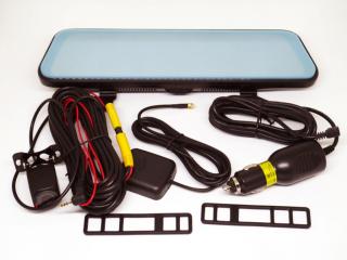 DVR MR-810 Зеркало регистратор, 10" сенсор, 2 камеры, GPS навигатор, WiFi, 8Gb, Android, 3G - фото