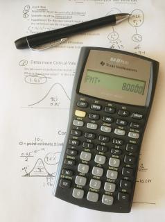 Финансовый калькулятор Texas Instruments BA II Plus б/у - фото