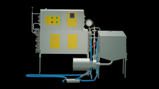 Пастеризатор молока проточний на 200 літрів УЗМ-0,2 - фото