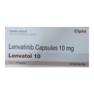 Lenvatol 10 мг Ленватиніб капсули - упаковка з 10 капсул - фото