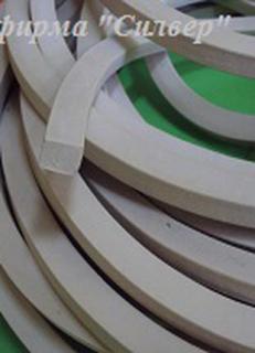 Шнур гумовий вакуумний квадратного перерізу 12х12мм - фото