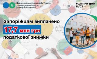 Запоріжцям виплачено майже 18 мільйонів гривень податкової знижки - фото