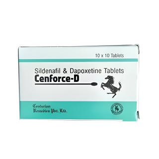 Cenforce D 160 mg Tablets - Sildenafil+Dapoxetine Combination Tablet - фото