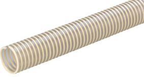 Рукав харчовий прозорий з металічною спіраллю PLUTONE A SE - фото