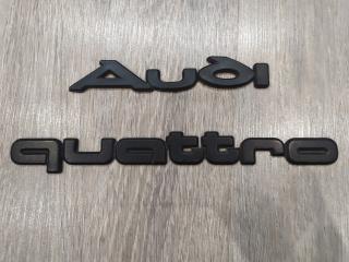 Оригінальна, рідкісна емблема,значок Audi + quattro UR 1985 - фото