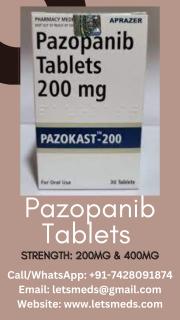 Indian Pazopanib 200mg Tablets Cost USA, UAE - фото