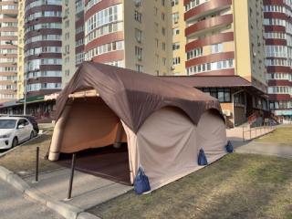 Надувная палатка герметичная - фото