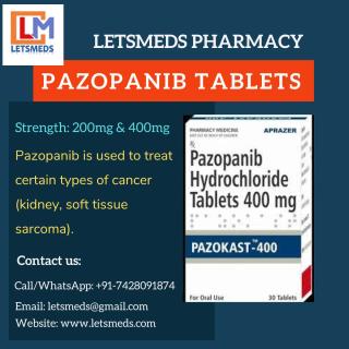 Purchase Generic Pazopanib Tablets Online Price Thailand Singapore UAE - фото
