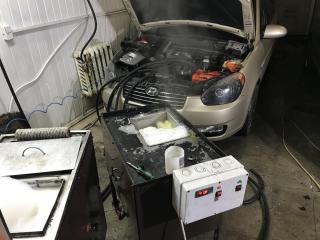 Чищення промивання та ремонт радіатора печі - фото