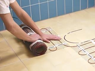 Електрична тепла підлога - фото